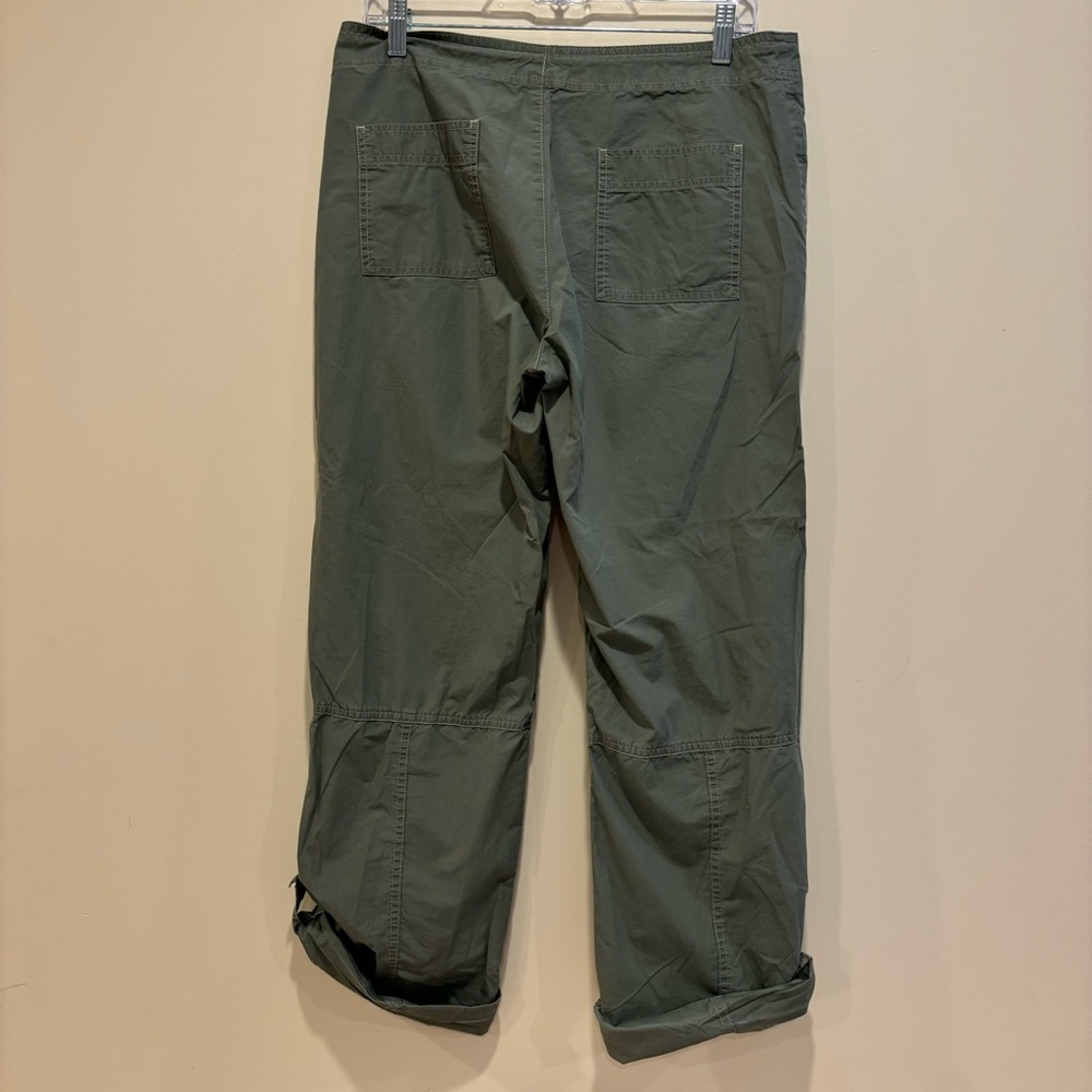 GAP Olive Green Drawstring Utility Pants Size 8 - Picture 3 of 6